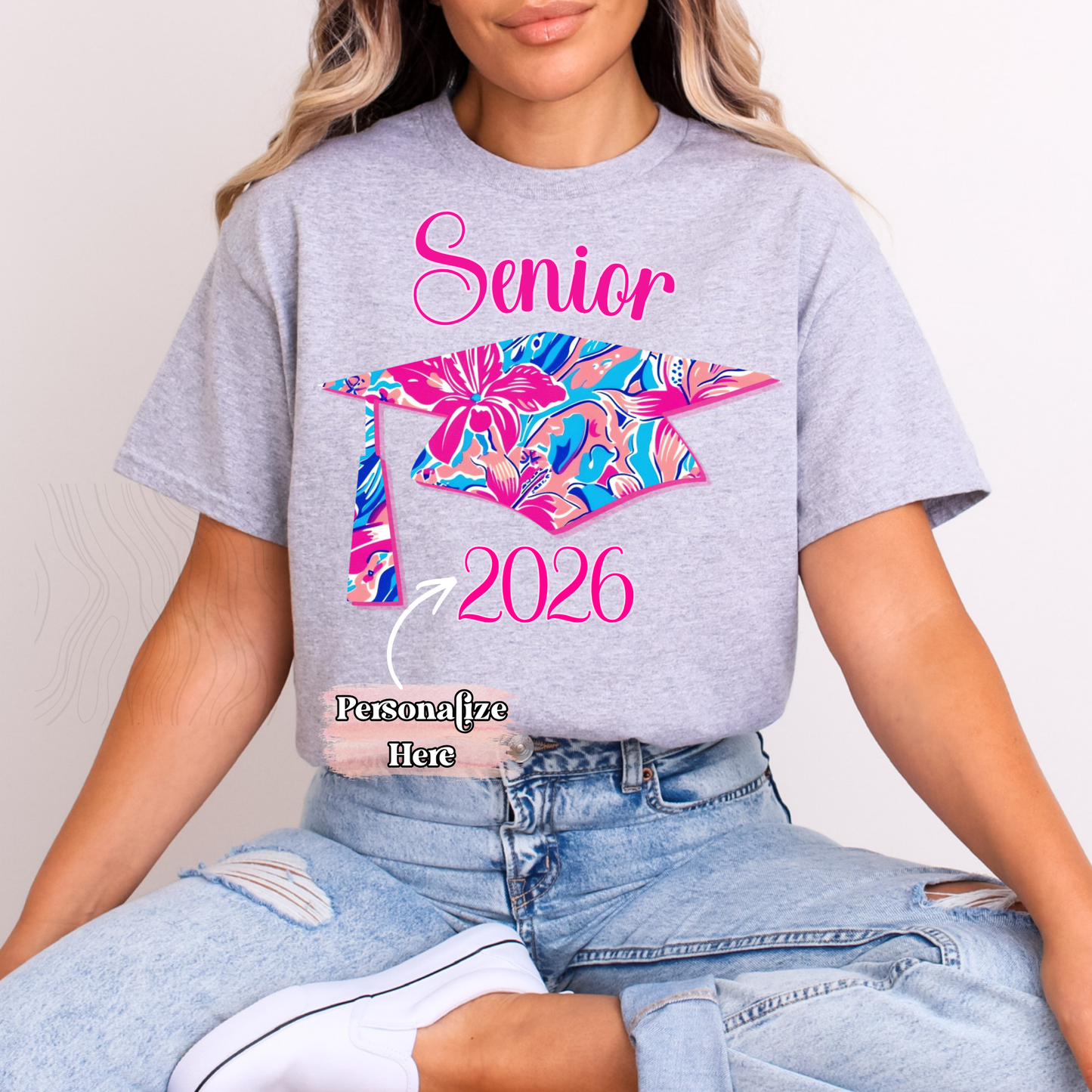 Preppy Senior Cap - ‼️Fully Customizable Transfer‼️