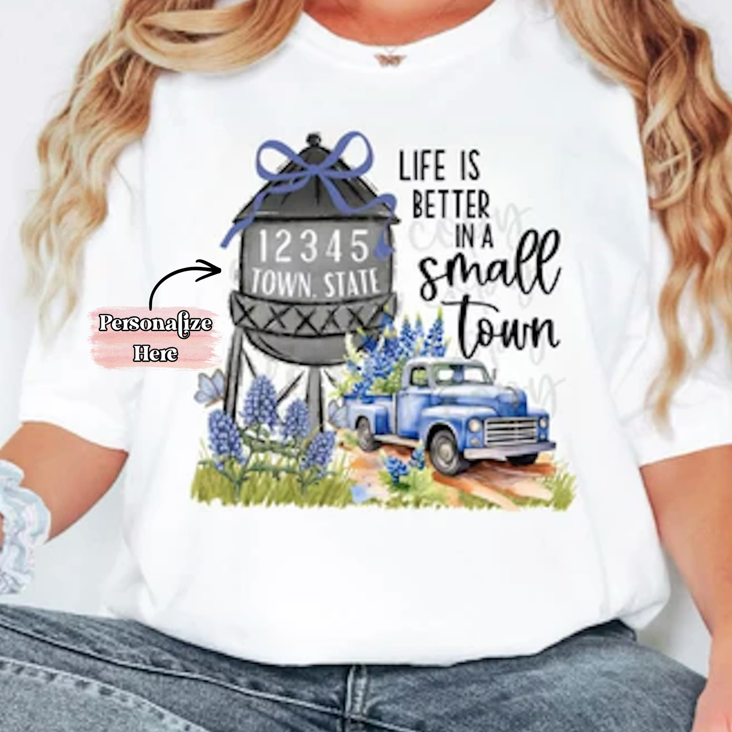 Life Is Better In A Small Town - ‼️Fully Customizable Transfer‼️
