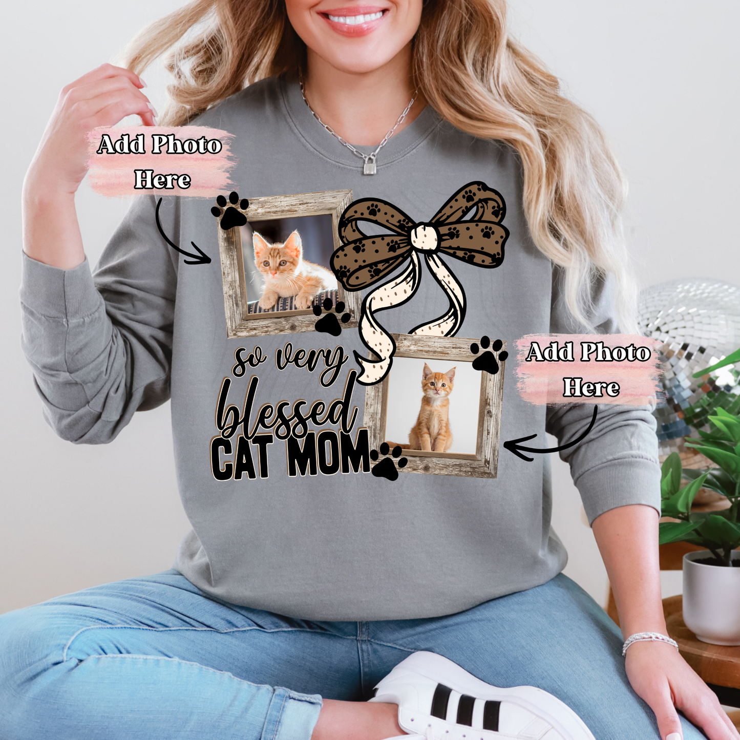 Blessed Dog/Cat Mom - ‼️Fully Customizable Transfer‼️