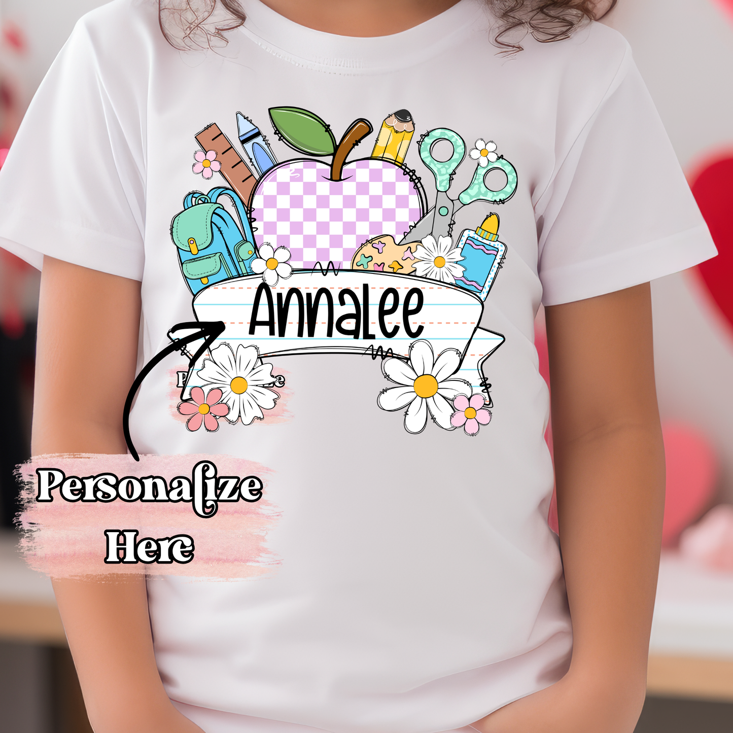 Pastel Apple Nameplate - ‼️Fully Customizable Transfer‼️