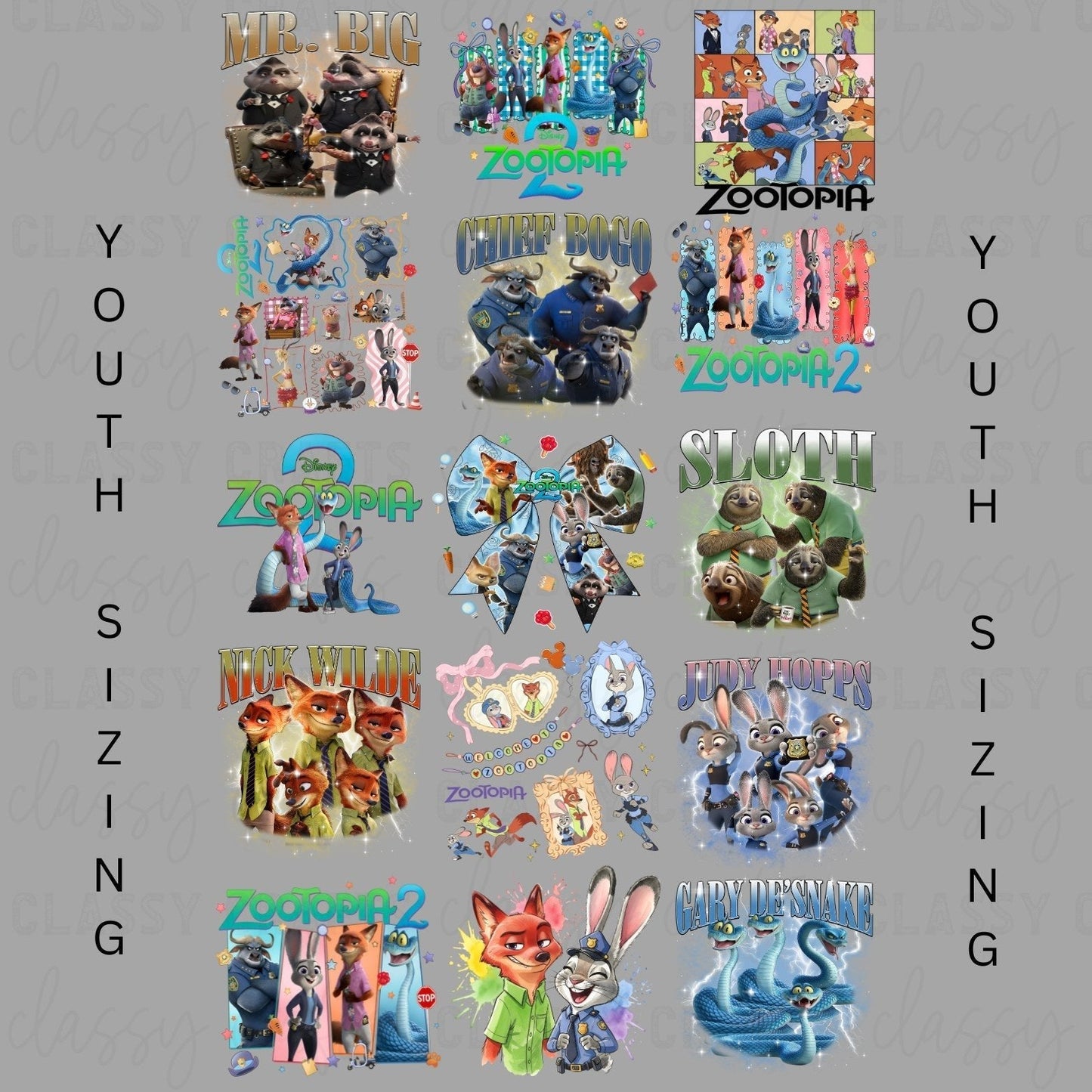 Bunny Cop - 30x48 - PREMADE GANG SHEET