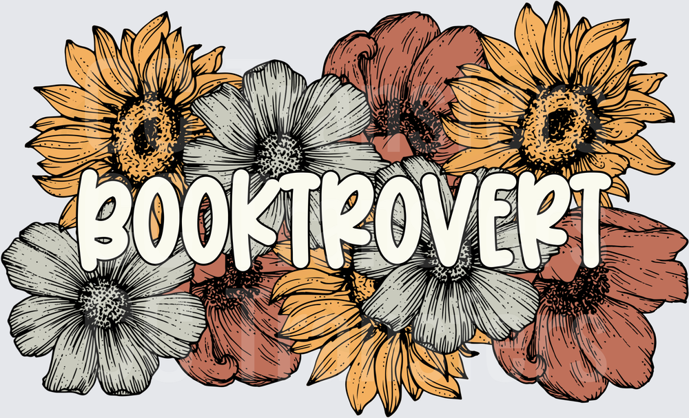 Booktrovert Floral Sunflower Wildflower Cluster (DTF)