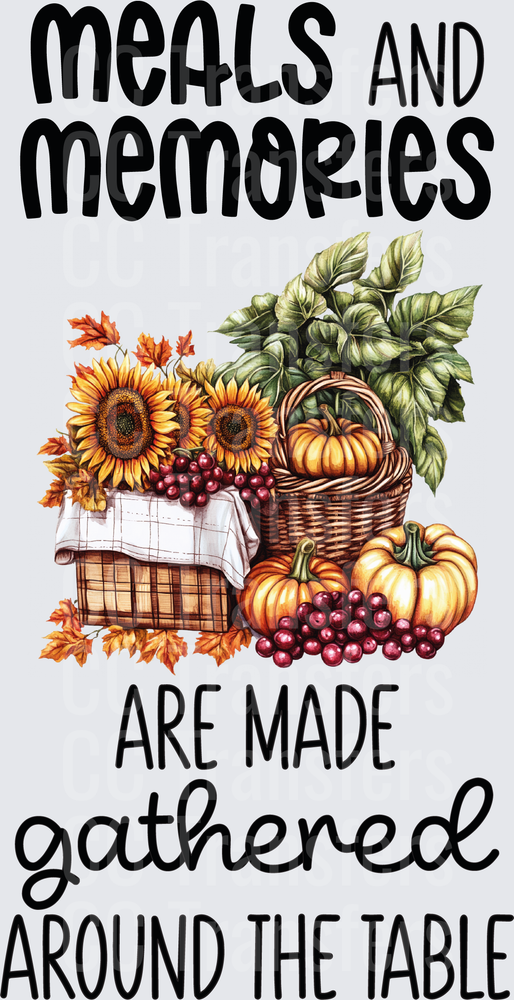 Meals and Memories Gathered Around the Table Fall Harvest (DTF)
