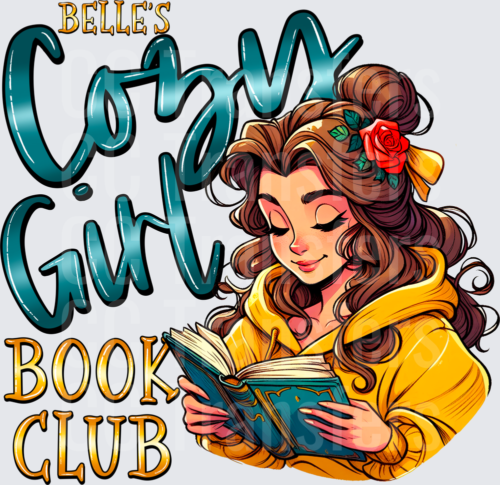 Belle's Cozy Girl Book Club Reading Princess (DTF)