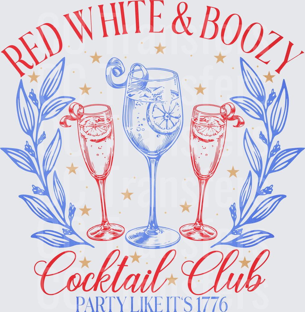 Red White & Boozy Cocktail Club Party Like It's 1776 (DTF)
