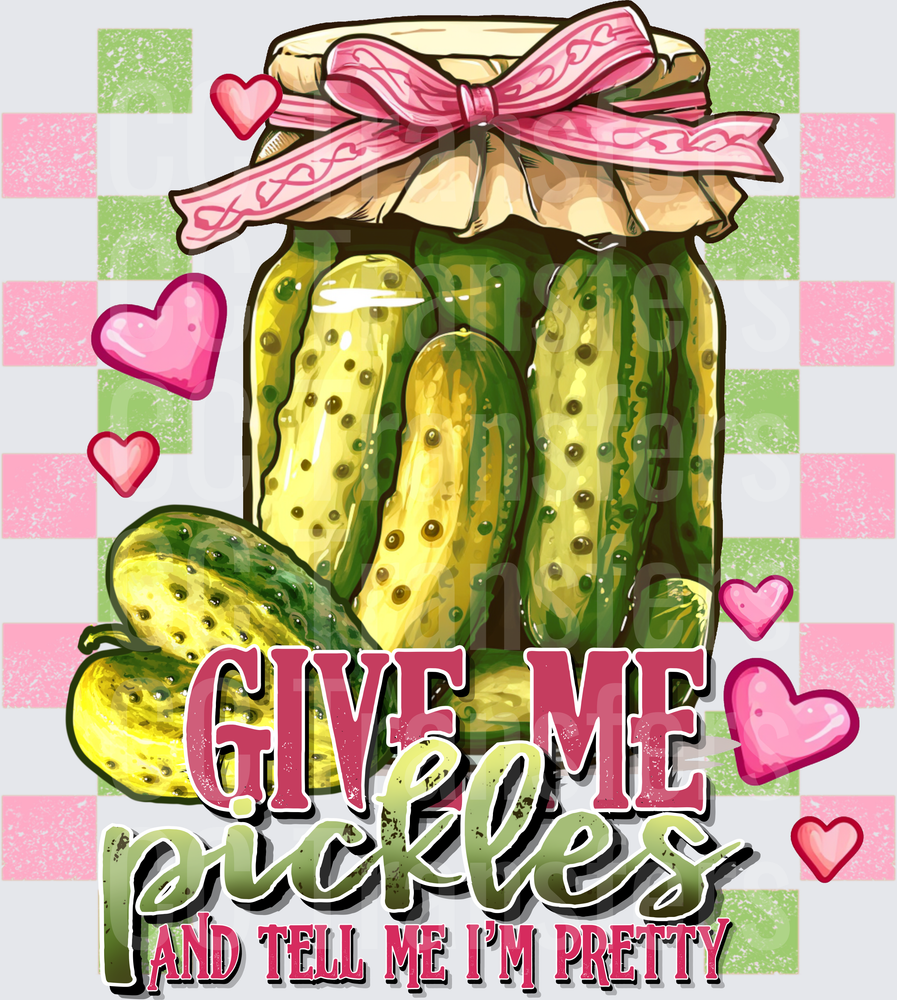 Give Me Pickles And Tell Me I'm Pretty Coquette Jar
