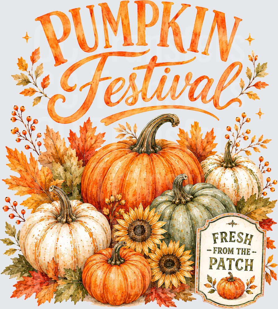 Pumpkin Festival Fresh From The Patch Fall Harvest (DTF)
