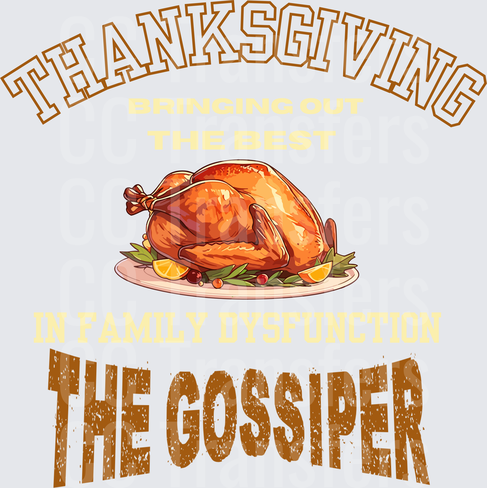 Thanksgiving Bringing Out The Best The Gossiper (DTF)