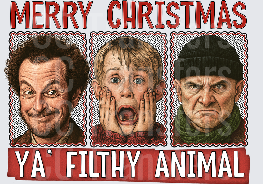 Merry Christmas Ya Filthy Animal Holiday Movie Trio (DTF)