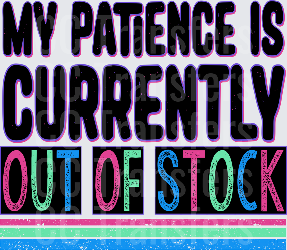My Patience (DTF)