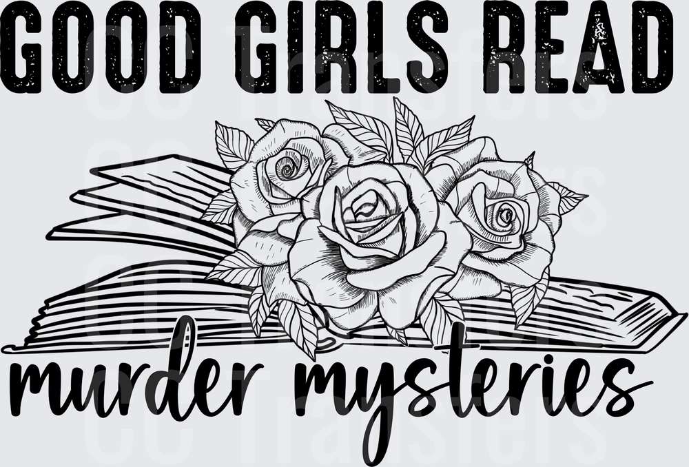 Good Girls Read Murder Mysteries Roses Book (DTF)