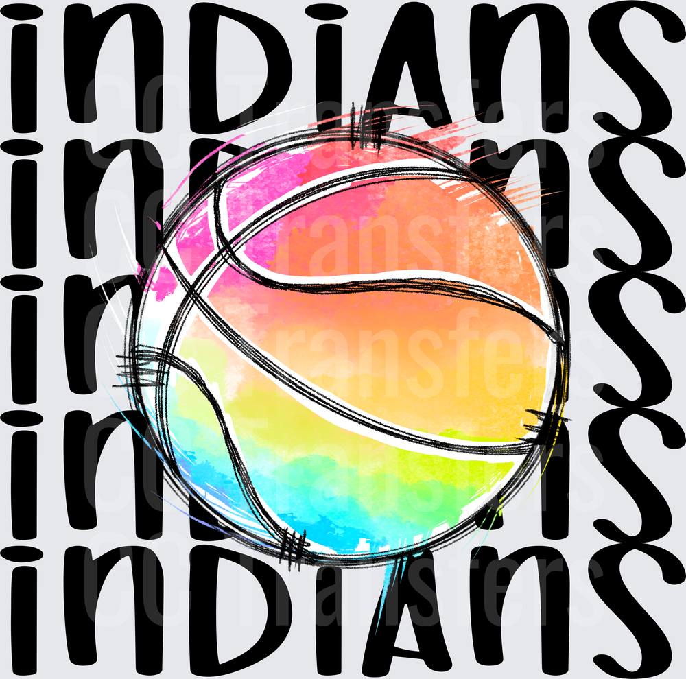 INDIANS BASKETBALL (DTF)
