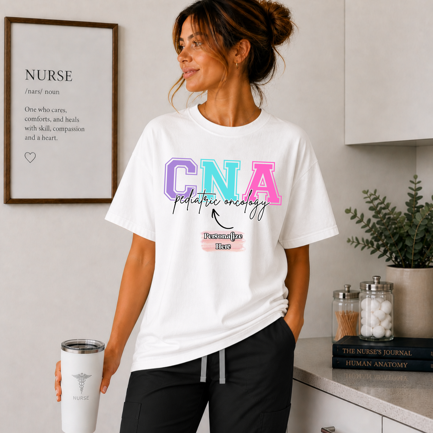 Bright Varsity Nurse/CNA -  ‼️Fully Customizable Transfer‼️
