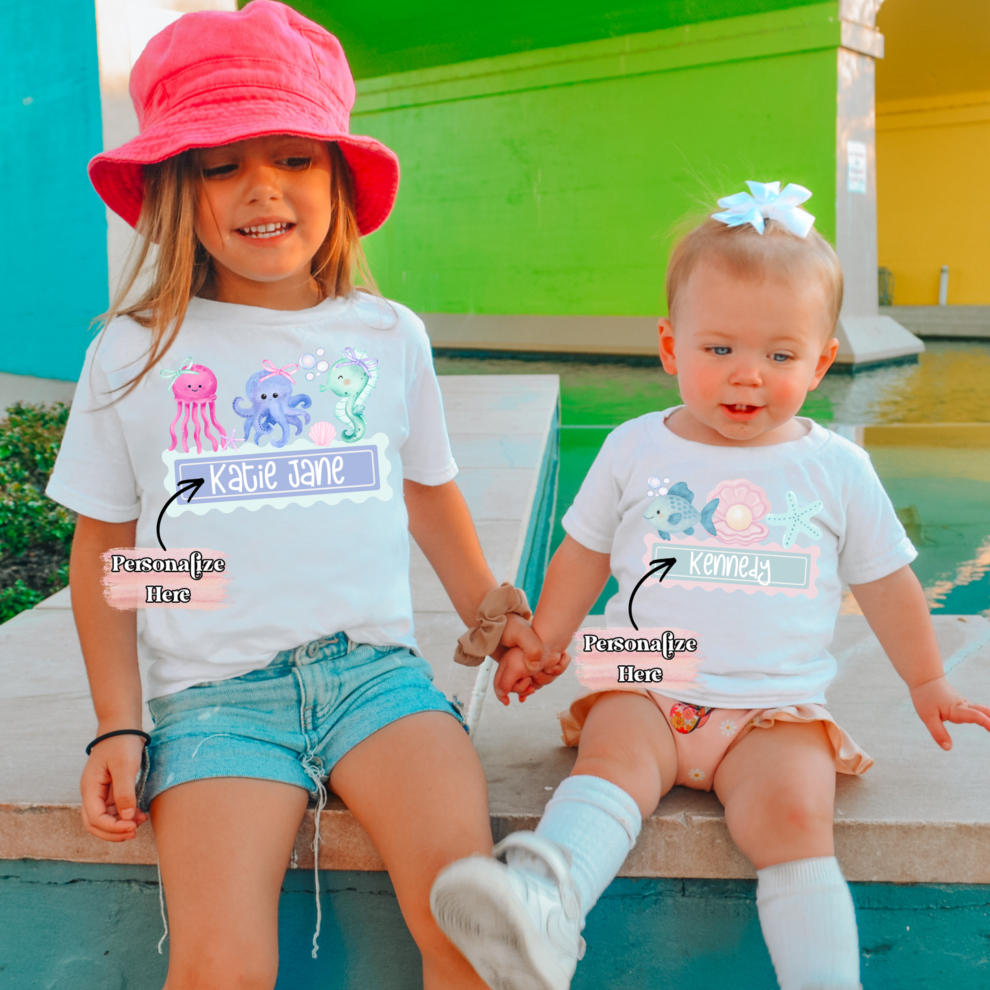 Ocean Friends Nameplate -  ‼️Fully Customizable Transfer‼️