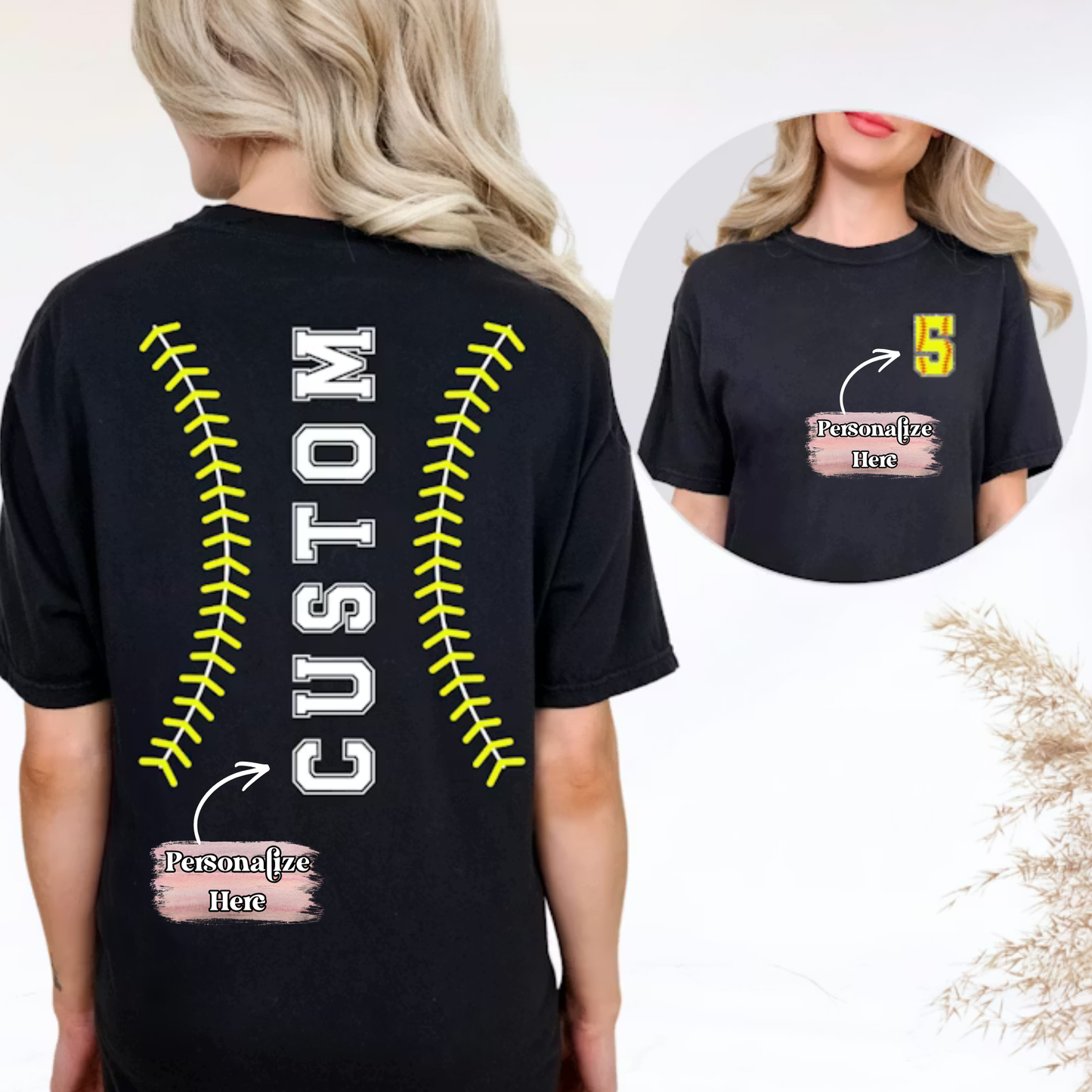 Baseball/Softball Stitches -  ‼️Fully Customizable Transfer‼️