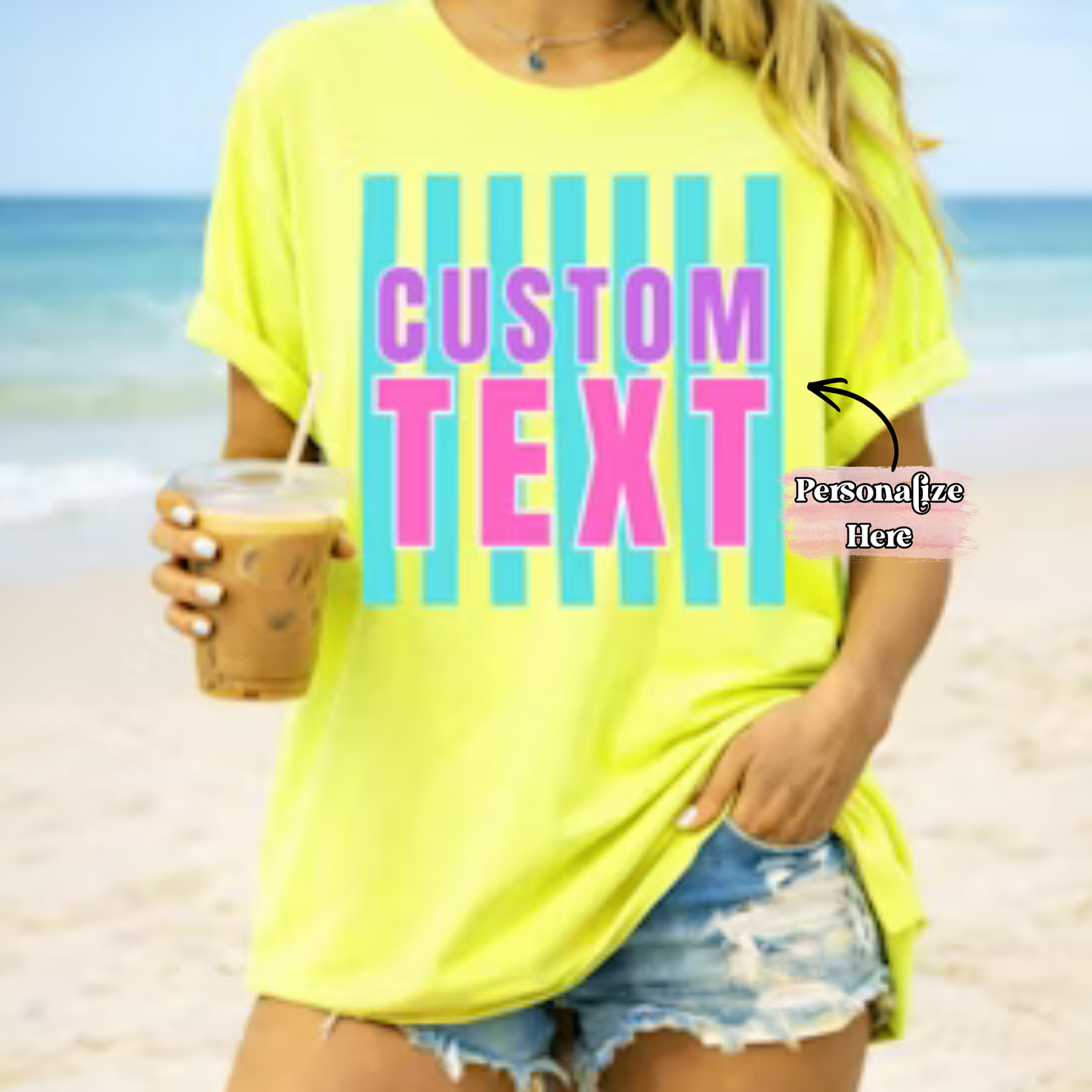 Summer Stripes -  ‼️Fully Customizable Transfer‼️