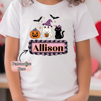Halloween Trio Nameplate -  ‼️Fully Customizable Transfer‼️