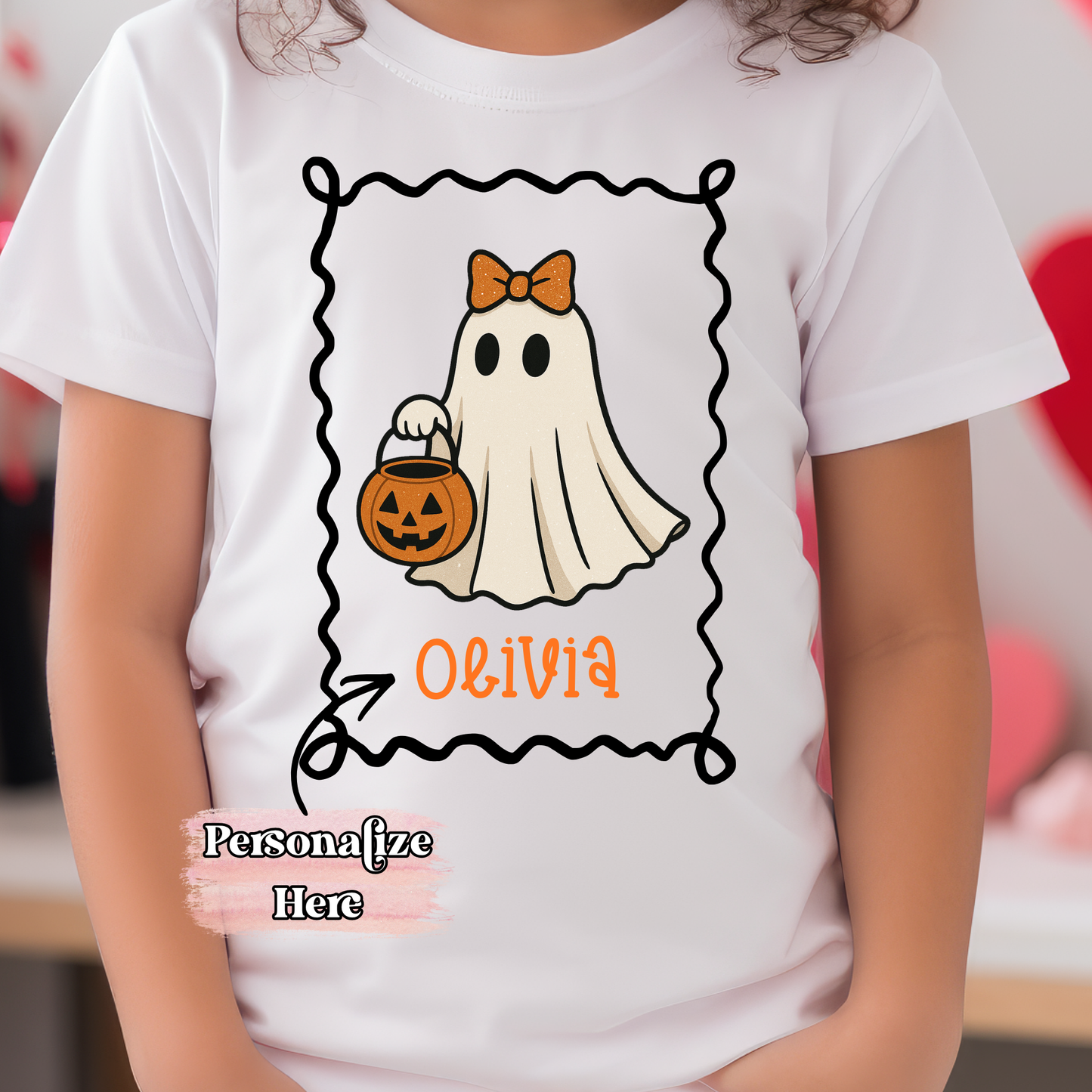 Bow Ghost Nameplate -  ‼️Fully Customizable Transfer‼️