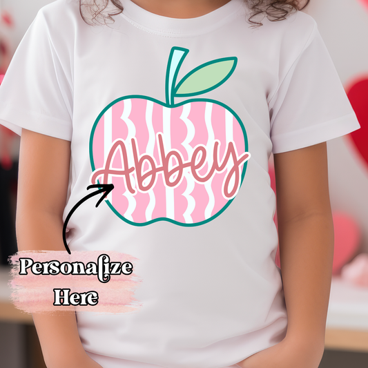 Pastel Apple Nameplate -  ‼️Fully Customizable Transfer‼️