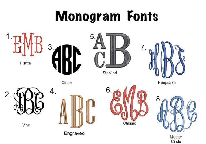???? Preppy Monogrammed Embroidered ???? Crewneck Sweatshirt