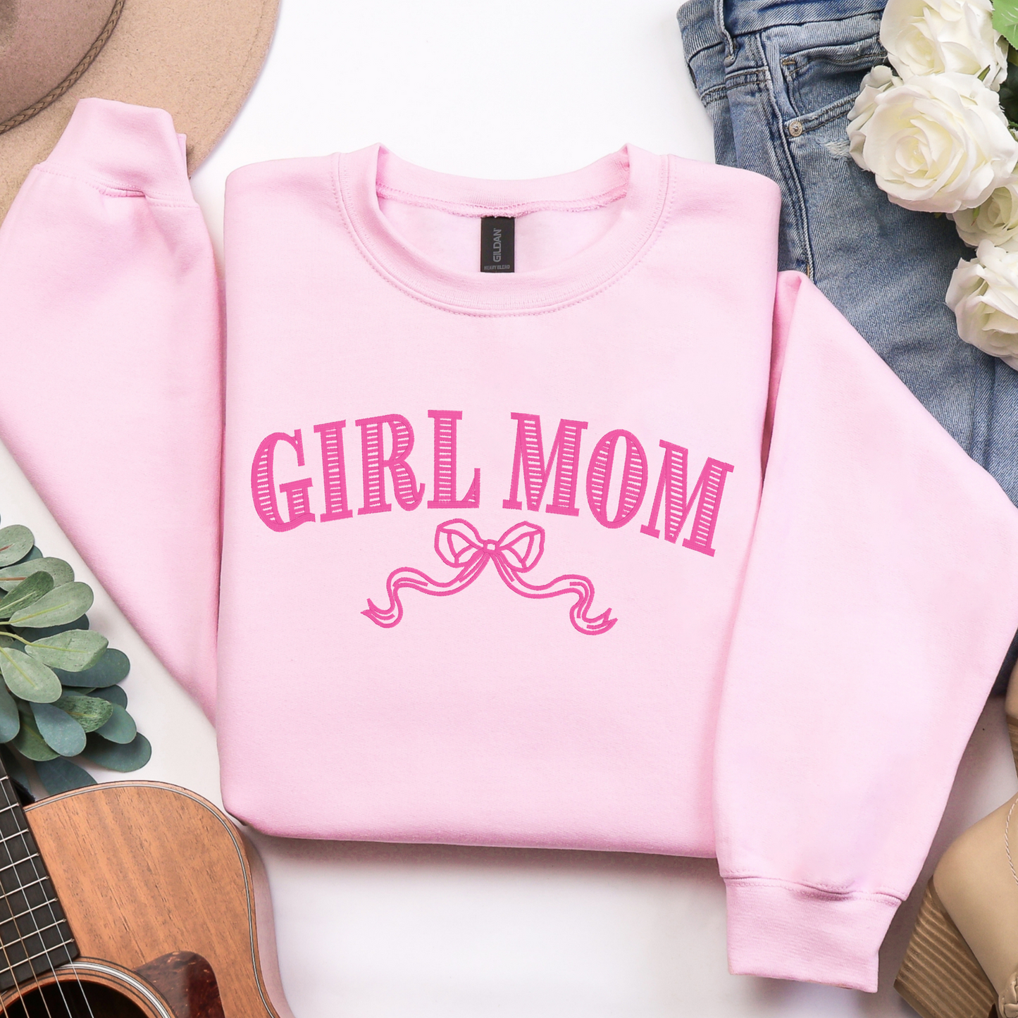 Girl/Boy Mama/Mom Embroidered