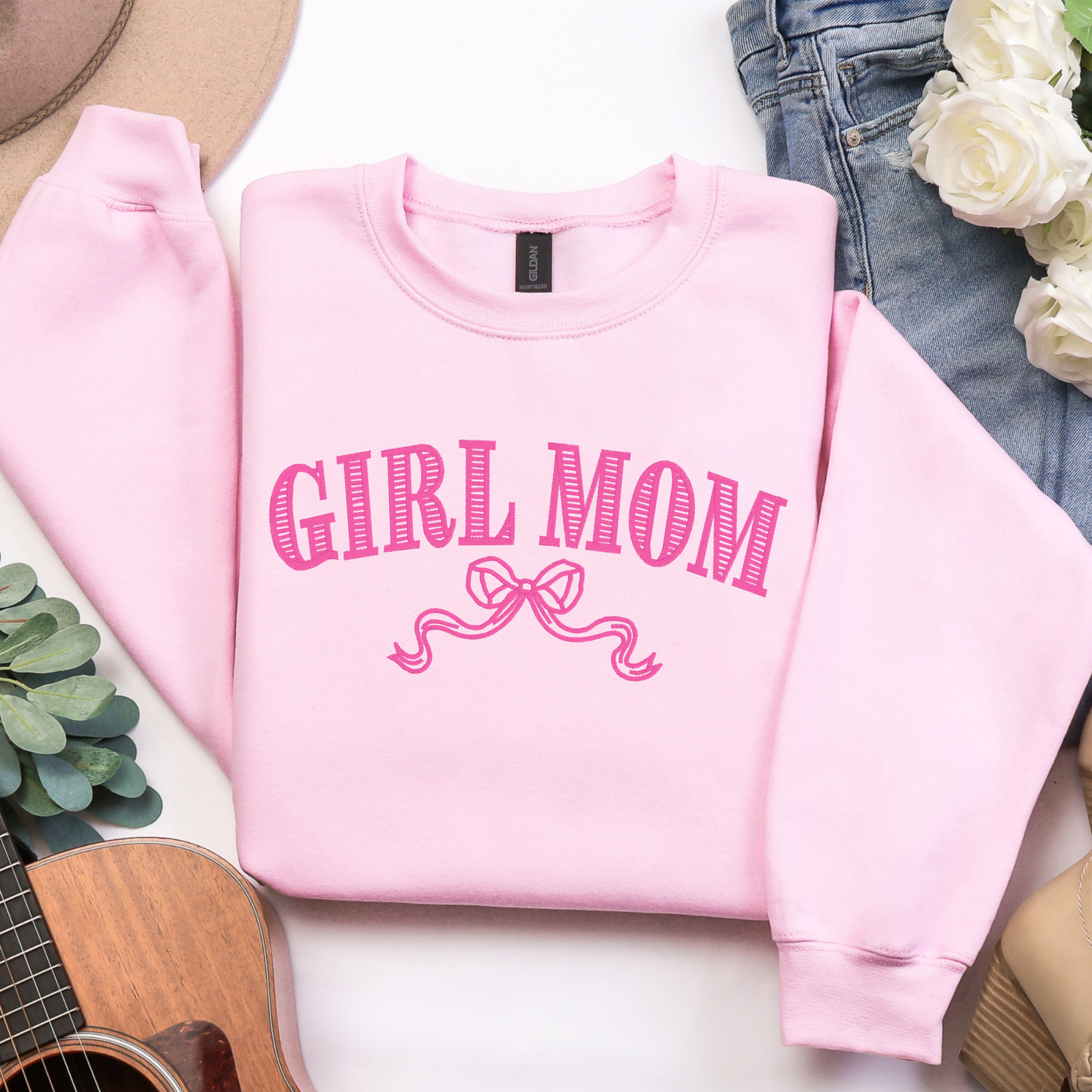 Girl/Boy Mama/Mom Embroidered