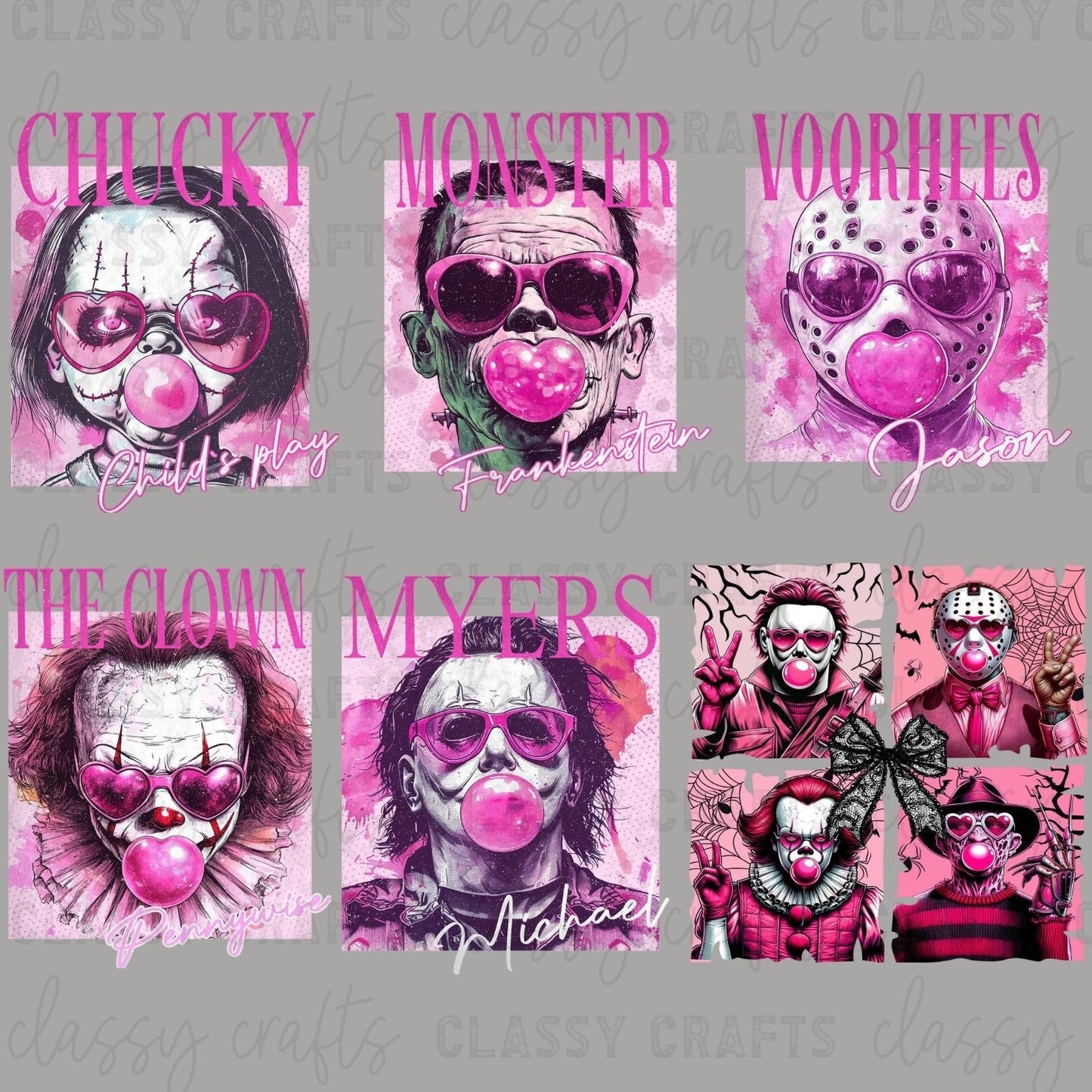 Horror Gum - 30x24 - PREMADE GANG SHEET