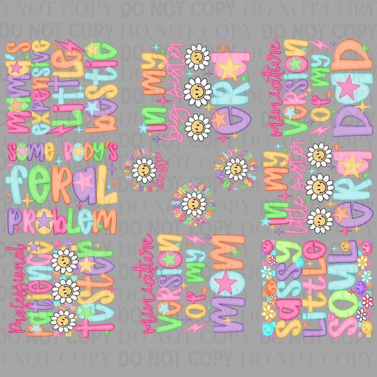 Professional Patience Tester 30x24 - PREMADE GANG SHEET