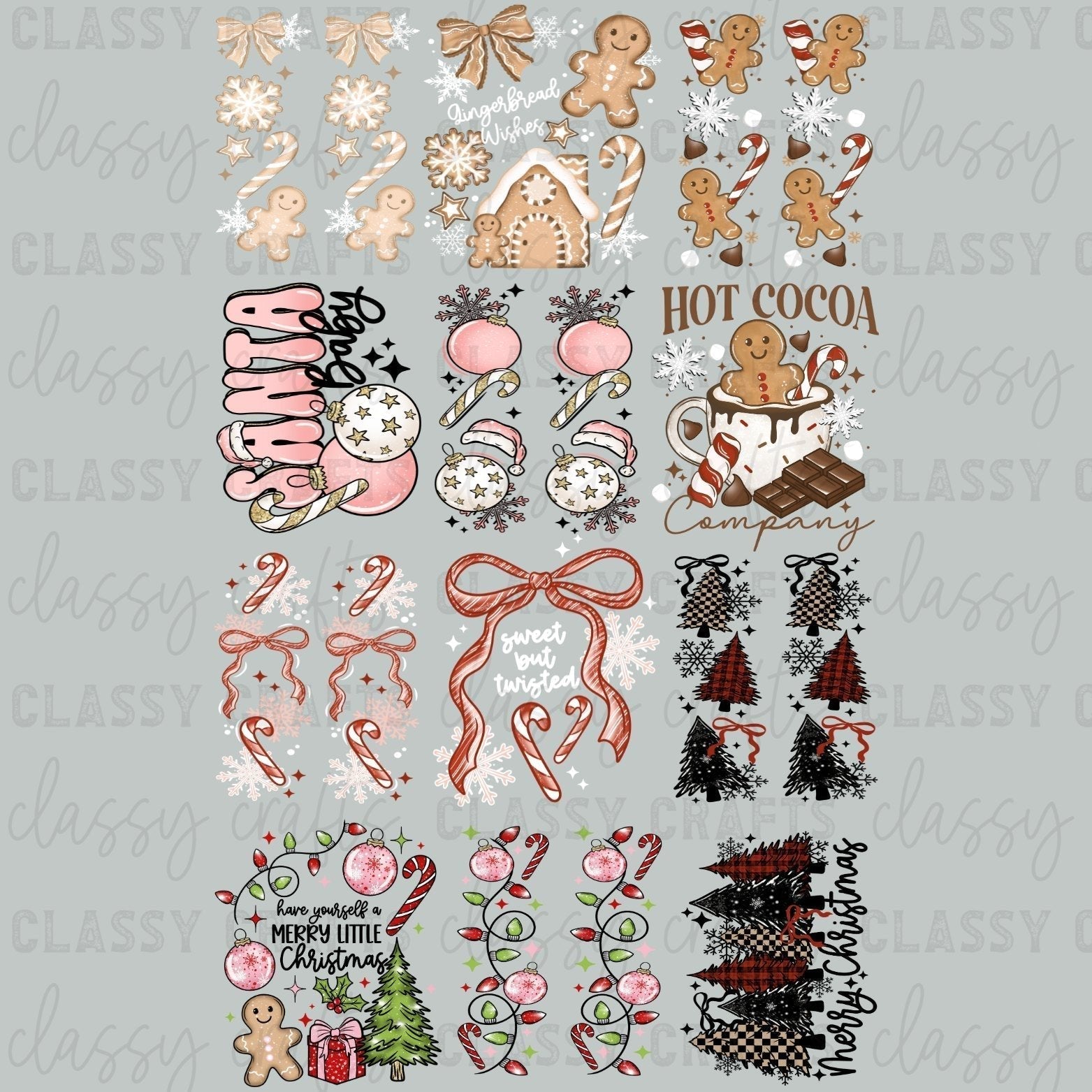 Santa Baby with sleeves 30x48 - PREMADE GANG SHEET