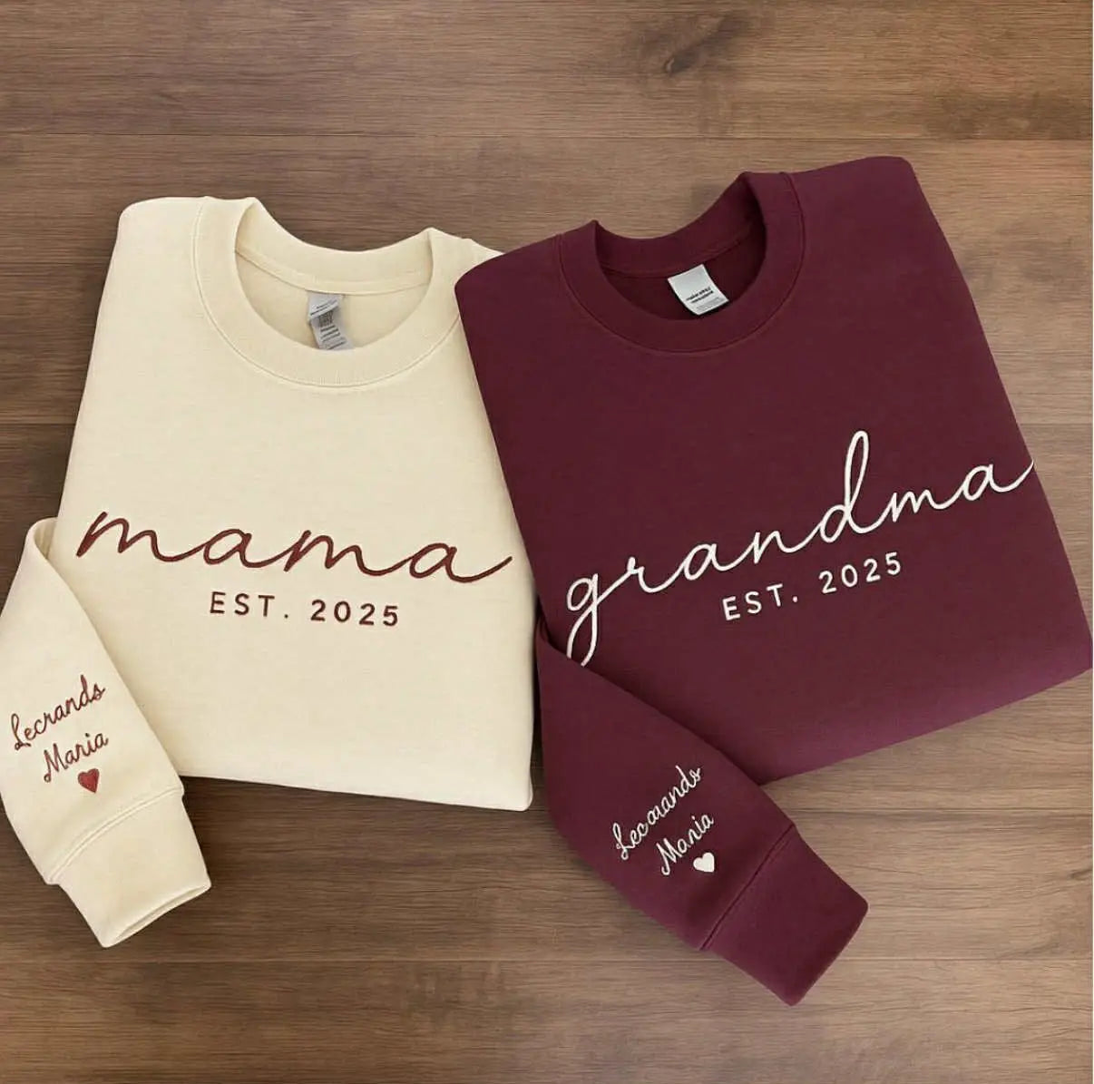 Name With Sleeve Options