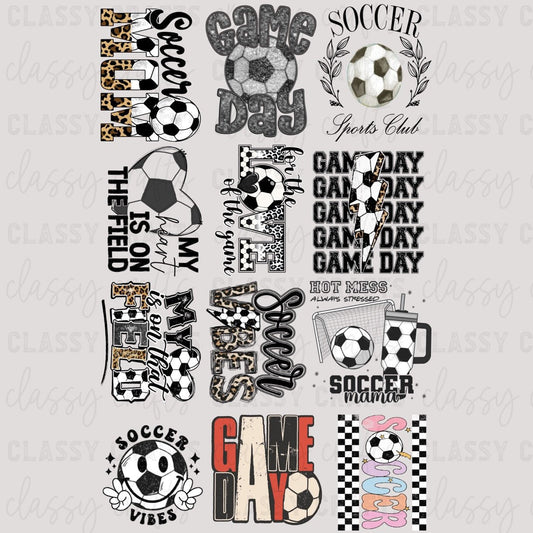 Soccer  - 30x48 - PREMADE GANG SHEET