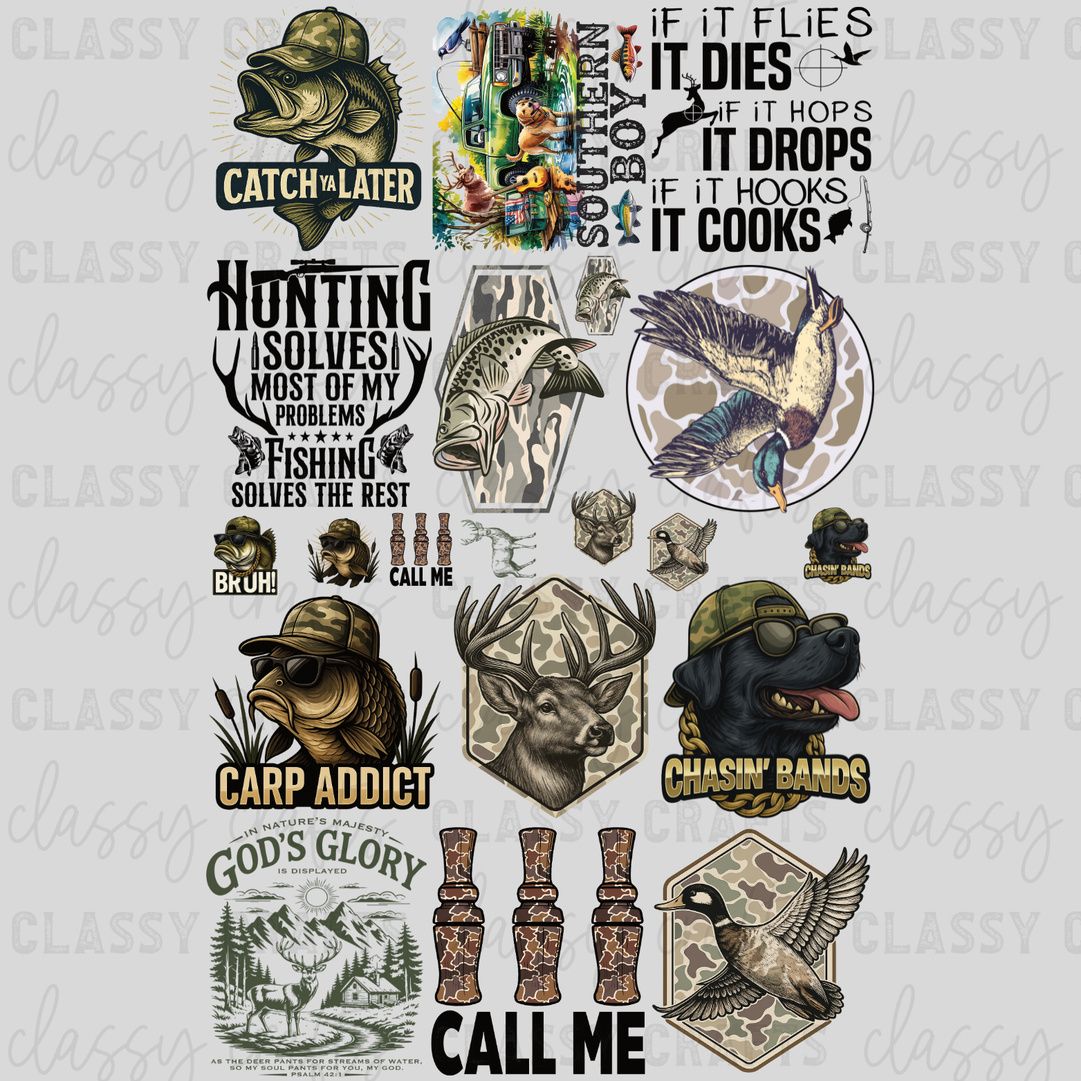 Catch Ya Later - 30x48 - PREMADE GANG SHEET