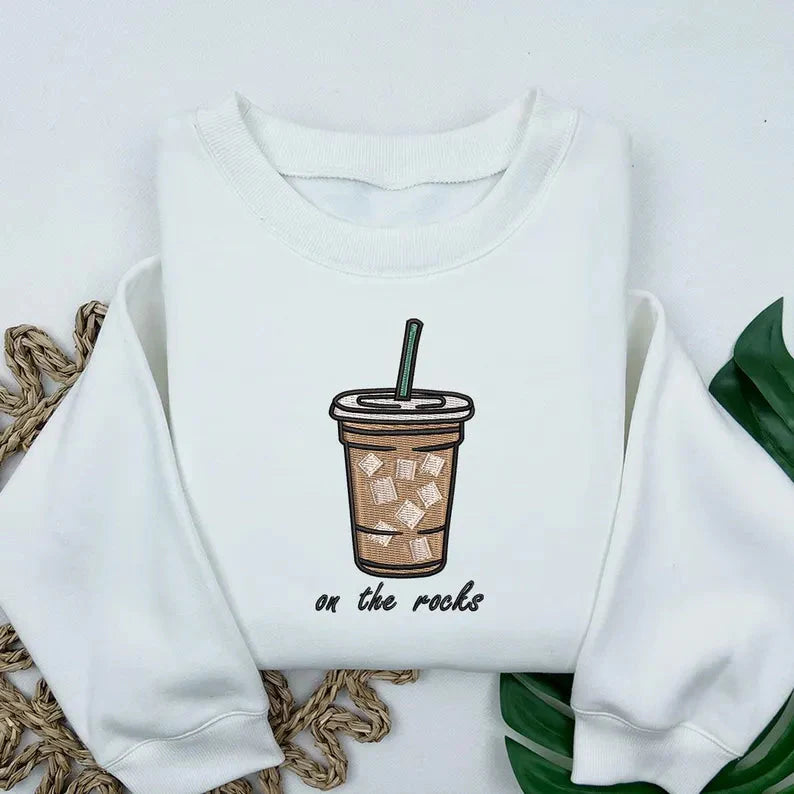 On The Rocks Embroidered