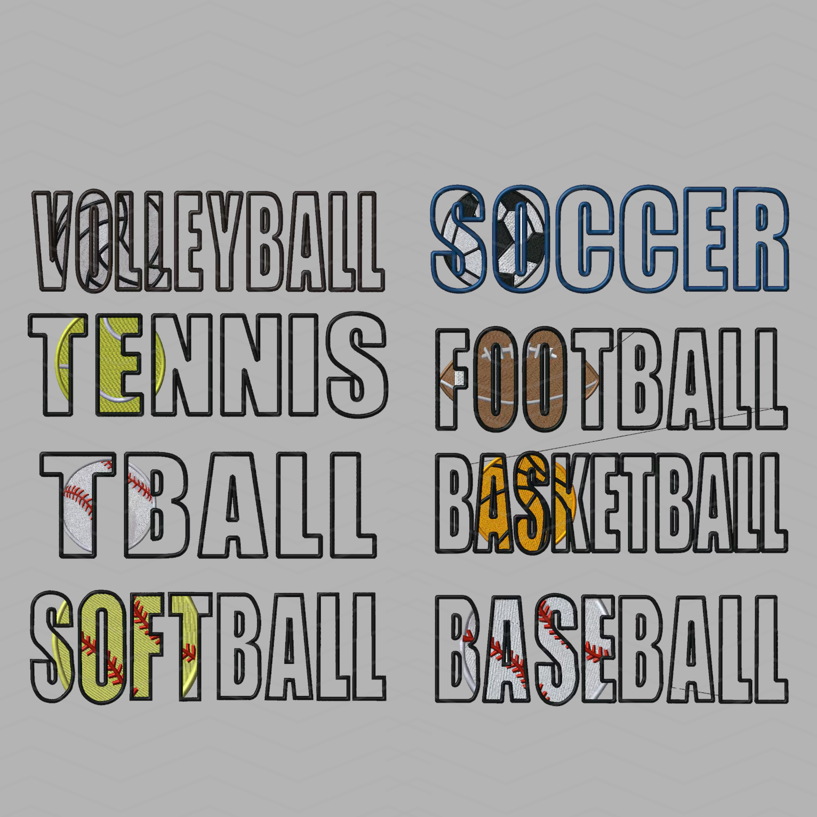 Embroidered Personlize Sports Merch ????⚽️????⚾️