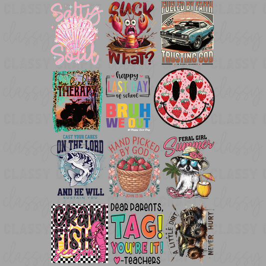 Hand Picked Misc - 30x48 - PREMADE GANG SHEET