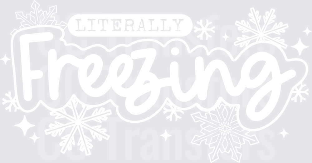 Bold White Minimalist Clean Blank Graphic Design (DTF)