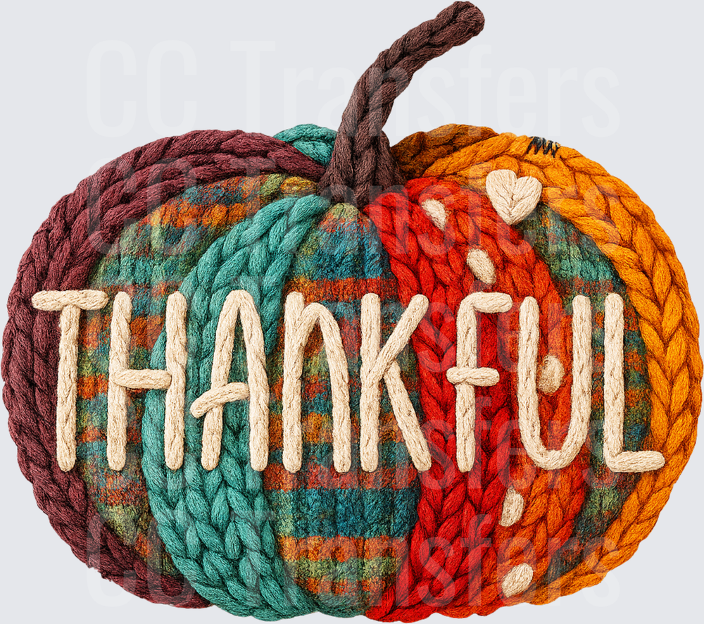 Thankful Knit Yarn Pumpkin Fall Harvest (DTF)
