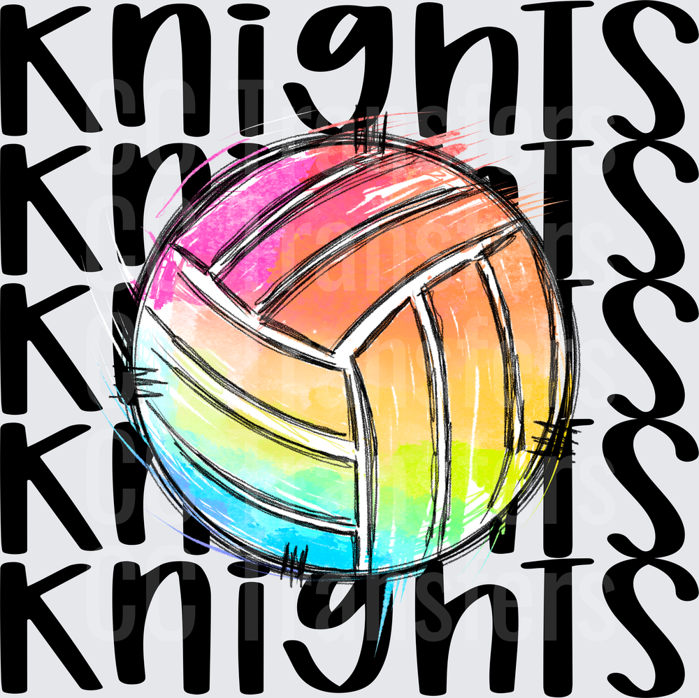 KNIGHTS VOLLEYBALL (DTF)