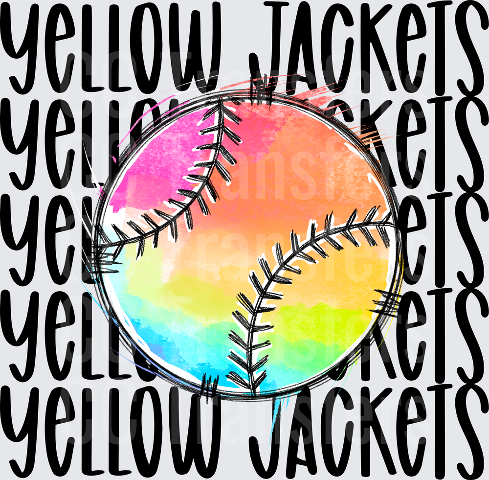 YELLOW JACKETS BASEBALL (DTF)