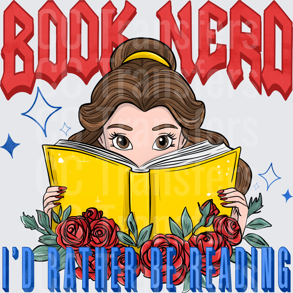 Book Nerd I'd Rather Be Reading Princess DTF