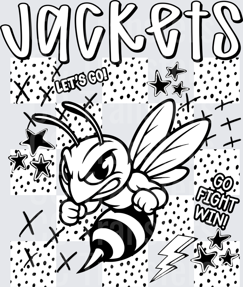 Jackets Dotties And Doodles (DTF)