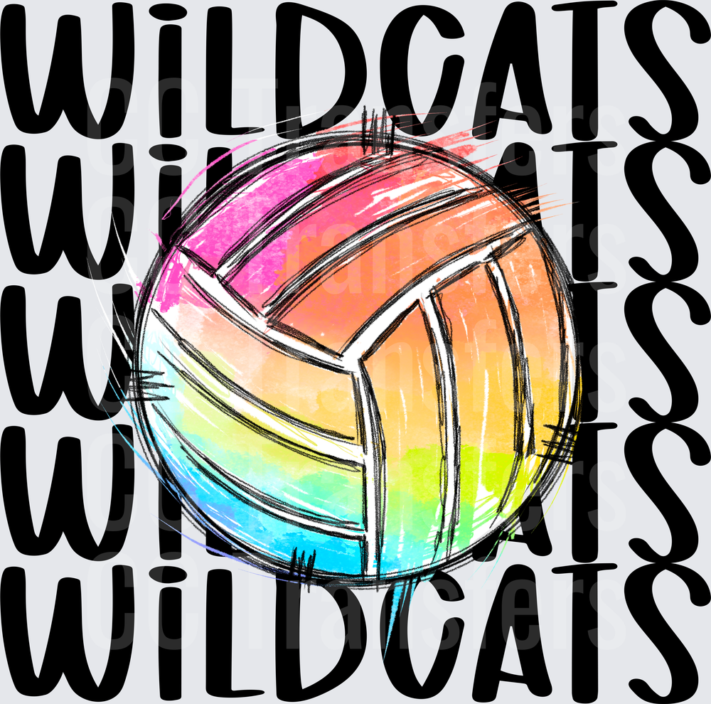 WILDCATS VOLLEYBALL (DTF)