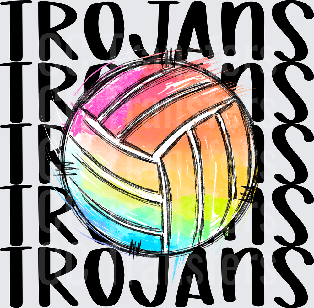 TROJANS VOLLEYBALL (DTF)