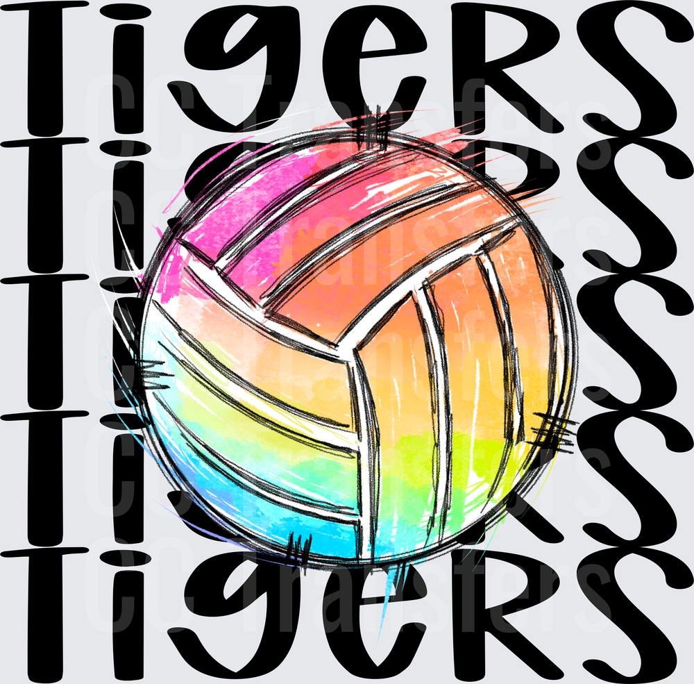 TIGERS VOLLEYBALL (DTF)