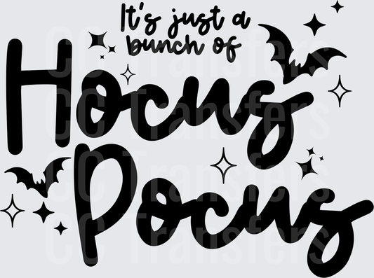 It's Just a Bunch of Hocus Pocus Halloween Bats (DTF)