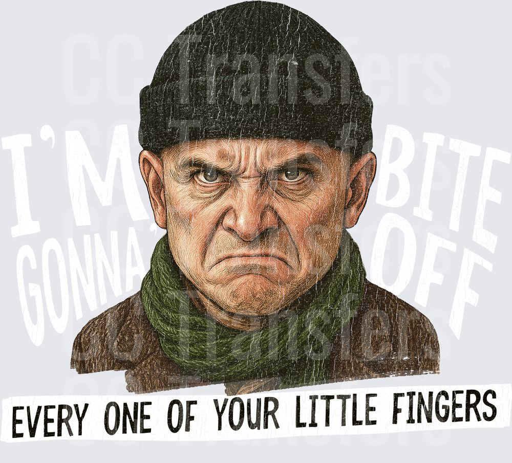 Grumpy Old Man Beanie Scarf Every One Of Your Little Fingers (DTF)