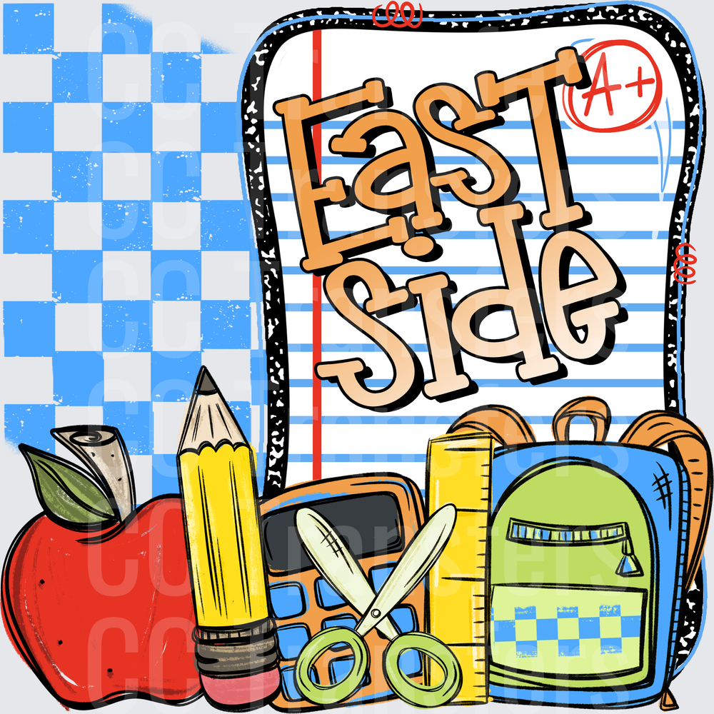East Side Back to School Supply Bundle A+ (DTF)