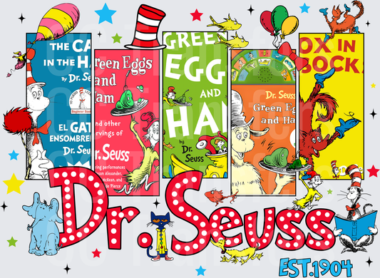Classic Children's Book Collage Est 1904 Characters (DTF)
