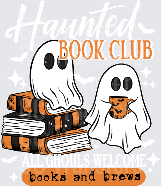 Halloween Ghost Book Club Books and Brews (DTF)