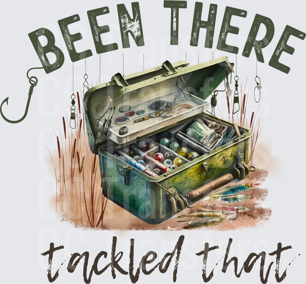 Been There Tackled That Fishing Tackle Box (DTF)